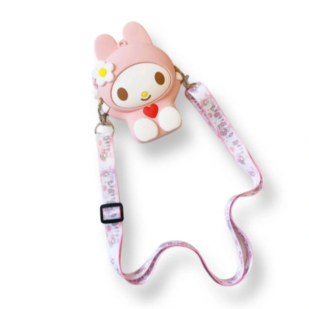 Hello Kitty MY MELODY small coin purse bag.NWT - Picture 2 of 3